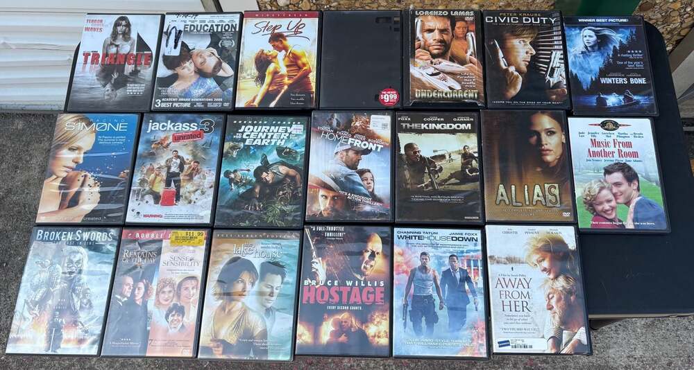Assorted Lot of 20 DVD Movies Variety of Genres
